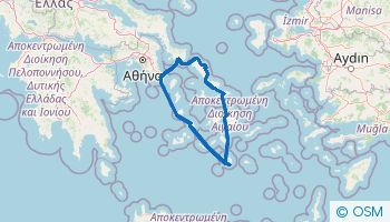 Itinerario in barca a vela di 8 giorni per esplorare le Cicladi del sud 