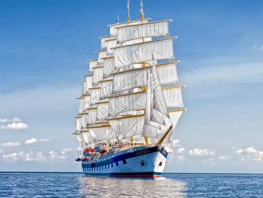 Le Grenadine a bordo del Royal Clipper