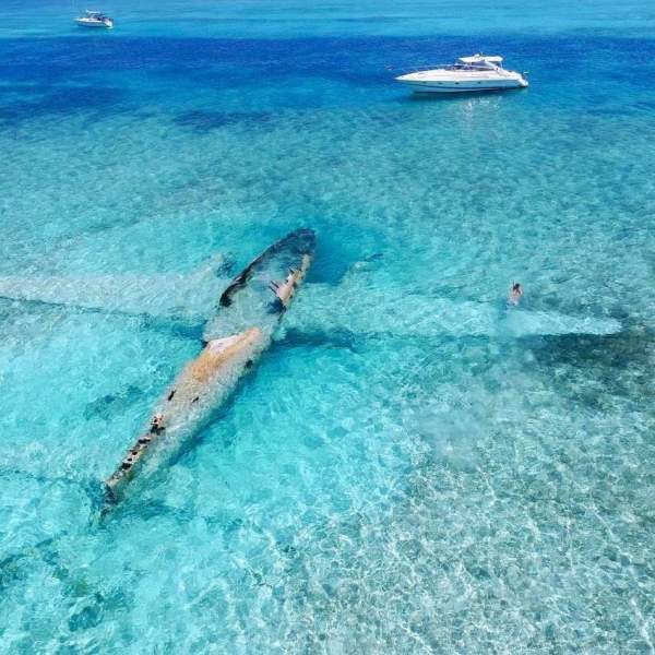 Pronti per li snorkeling a Norman's Cay