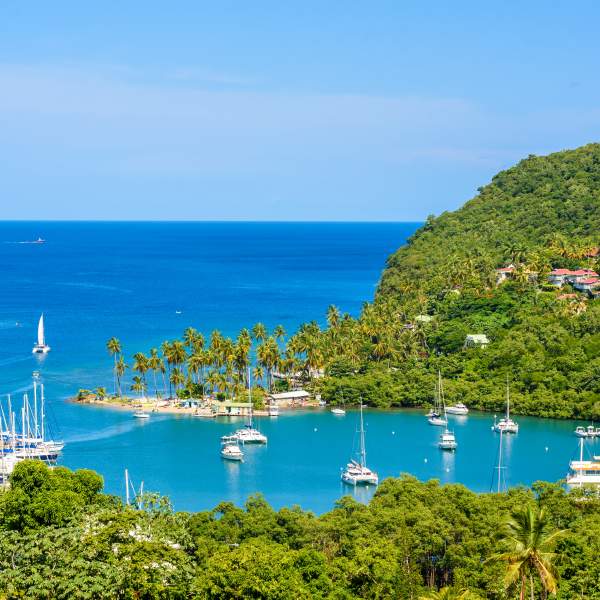 Marigot Bay, un ancoraggio eccezionale a Santa Lucia