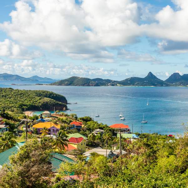 Mayreau e la sua sublime vista su Union e St-Vincent
