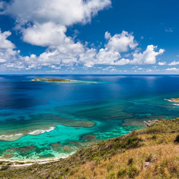 Ammirare la bella Tintamarre da St Martin