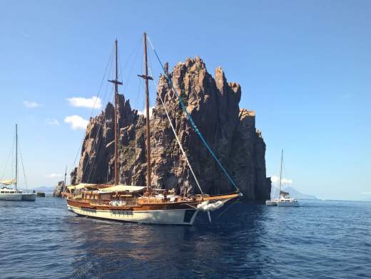 Crociera alla cabina in Sicilia