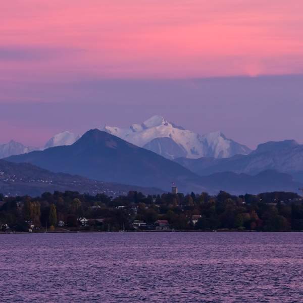 Colori magnifici durante la sera
