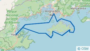 Itinerario di navigazione in Brasile partendo da Angra Dos Reis