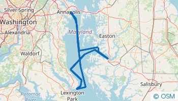Itinerario a Vela partendo da Annapolis