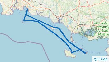 Itinerario lungo la Bretagna del Sud