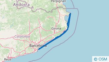 Itinerario di navigazione lungo la Costa Brava