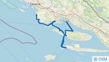 Itinerario Spalato - Kremik
