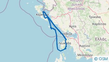 Navigazione da Corfú a Lefkada