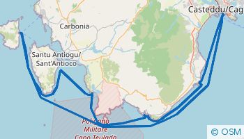 Itinerario di navigazione in Sardegna del Sud