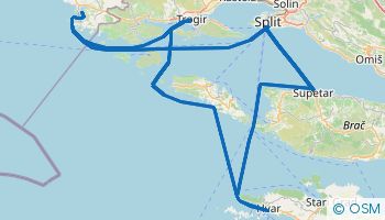 7 giorni di navigazione con partenza da Split