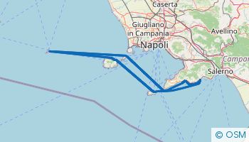 Itinerario di navigazione in Costiera Amalfitana 