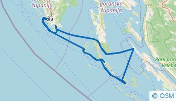 Itinerario di navigazione a Pula
